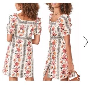 Spartina 449 Catrina Denim Dress Linden size Small in Vintage Thistle Stripe